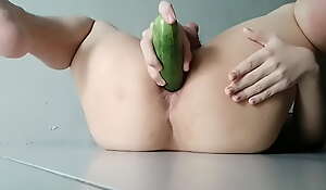 Having a really complying time with Mr  Cucumber till I cum