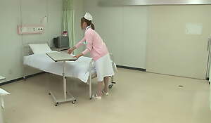 Hot Japanese Nurse gets banged convenient hospital bed by a scalding patient!