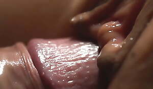 An obstacle most detailed close-up be required of penetrations and cum in pussy