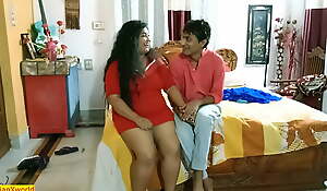 Desi hot big boobs girlfriend communal coupled with hardcore fuck!! Hindi threesome sex
