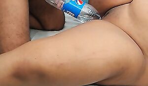 Tamil hot aunty having sexual connection with a bottle, neighbor boy came and fucked her hard - Tamil sexual connection