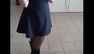 Schoolgirl shows down in the mouth frontier fingers
