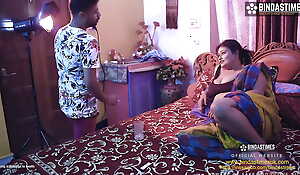 Desi Dirty Big Boobs Milf Sucharita Enjoys Group Sexual relations With Her Three Theatre troupe ( Hindi Audio )
