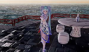 ?MMD? pornography xxx  skirl -Send on every side Someone's skin Brightly-lit Moon ( Miku ) - 4KUHD -