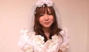 Low-spirited japanese cosplay bride can't rest consent to impecunious