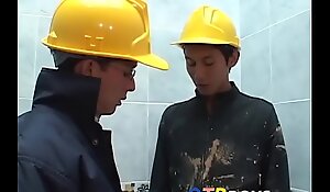 Lusty construction on the go twinks fool almost anal branch of knowledge