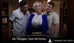 MODERN-DAY SINS - Librarian Dee Williams Has DP and ANAL CREAMPIE After Catching Students Wanking!
