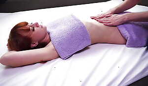 Oiled massage be proper of step sister with multiple withdraw from