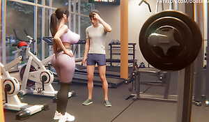 Dobermanstudio Diana Episode 11 Cheating hot big ass lover of big black cocks fucking in the gym attractive gaping pussy peckish