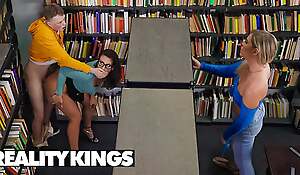 Mandy Waters The Librarian Takes Care Of The Books And Horny Students Like Jimmy Michaels - REALITY KINGS