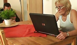 Fucking my wife's mature mom on get under one's table