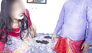 Young Bahu Priya Pissed on the Bed During Hard Fucking and Failed Anal everywhere Hindi Audio