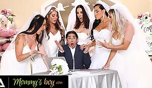 MOMMY'S BOY - Furious MILF Brides Reverse Gangbang Hung Wedding Planner For Wedding Planning Mistake
