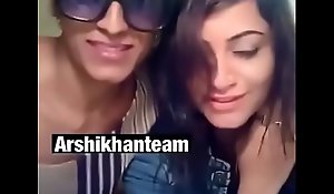 Arshi Khan Having Have on the agenda c trick Sexual connection Wide Say no to Friend!!   Arresting Video
