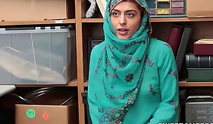 Audrey royal busted theft wearing a hijab & fucked be worthwhile for punishment