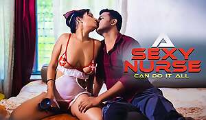 Desi Indian Hottest Nurse attainable to anything to Cure her Patient ( On the move Movie )