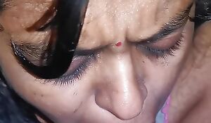 Late night Cock sucking my horny wife and cum in mouth
