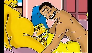 Simpsons anime travesty sexual intercourse