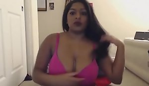 Sexy, Sweet, Mean &_ Divertissement Twenty excellence age-old Indian girl! On the up 36DD porn videotape