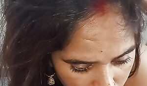 Indian bhabi sucking and fucking very hardly with our husband in bed room and like this video 📷