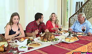 Moms Burgeoning Teen  - Naughty Family Thanksgiving
