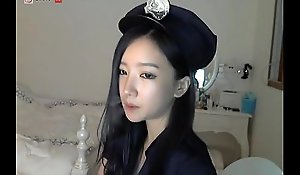 Korean Police Cosplay heavens cam