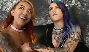 Orion Starr &_ Kimberly Chi Homeric Foursome deep throat Fuck Fest