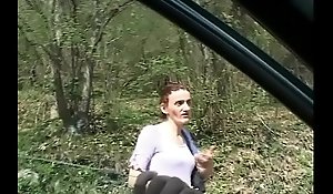 A woman alone to the country, attacked and fucked by a maniac