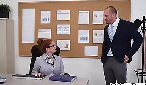 Sex Approximately Office With Broad in the beam Encircling Tits Sweeping (Lennox Luxe) video-22