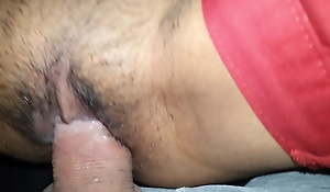 Hairy with an increment of tight this wishy-washy indian pussy was fucking enjoyable