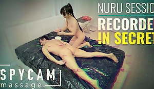 Spycam Caught Erotic Asian Nuru Massage on Tape