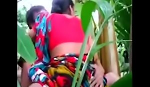 hawt aunty outside in jungle mms viral dripped video-mc
