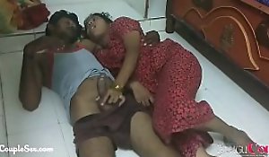 desi Indian telugu couple fucking vulnerable the floor