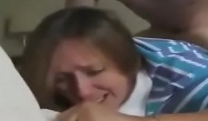 Mom'_s first time crying Anal