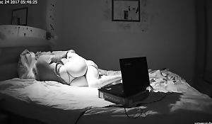 Teenage Inferior Couple Has Sex on Night Hallucinate Hidden Camera