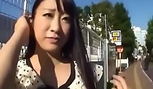 Japanese random legal age teenager asked to fuck all round hotel