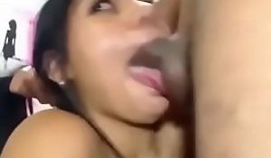 Desi Indian girl takes deep throat hard-core
