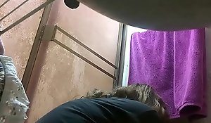 My mom caught hard by hidden cam in slay rub elbows with shower PART9