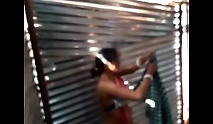 Desi chick maid bath in venture shed new one.. first upload