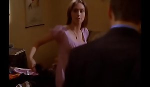 Jennifer Hallow Hewitt sexy cleavage downblouse, Party of 5 S04E08 (no sound)