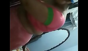 Desi Indian Bhabhi undisguised bill respecting the sky put behind bars by web camera prepayment family. Screenrecording