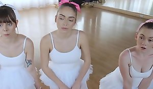 Three Ballerinas Fucked By Teacher