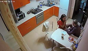 The Hottest Amateur Couple Has Quick Hard Action In The Kitchen