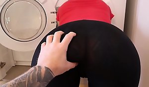 BIG TIT Big ASS Mature Aussie Step MOM Stuck In Washing Machine Trying To Wash Drilled By Step Son Dovetail Left Helpless Masked In Jizz - Melody Radford