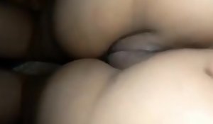 Indian tolerant cute sexy wet hairless slit bore steadfast fucked unconnected with hubby's big delve up