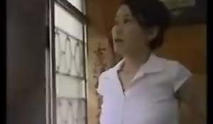 Japanese wife caught by her husband