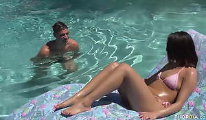 Poolside fantasies coming true for these bisexuals