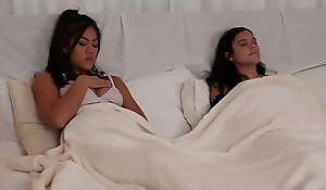 Hot Babes Jack Together At Sleepover - GirlfriendsFilms