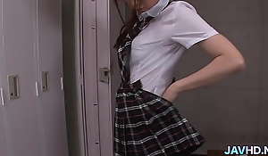 They are as a result cute Japan schoolgirls Vol 76
