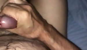 Wank and cum in slow mo